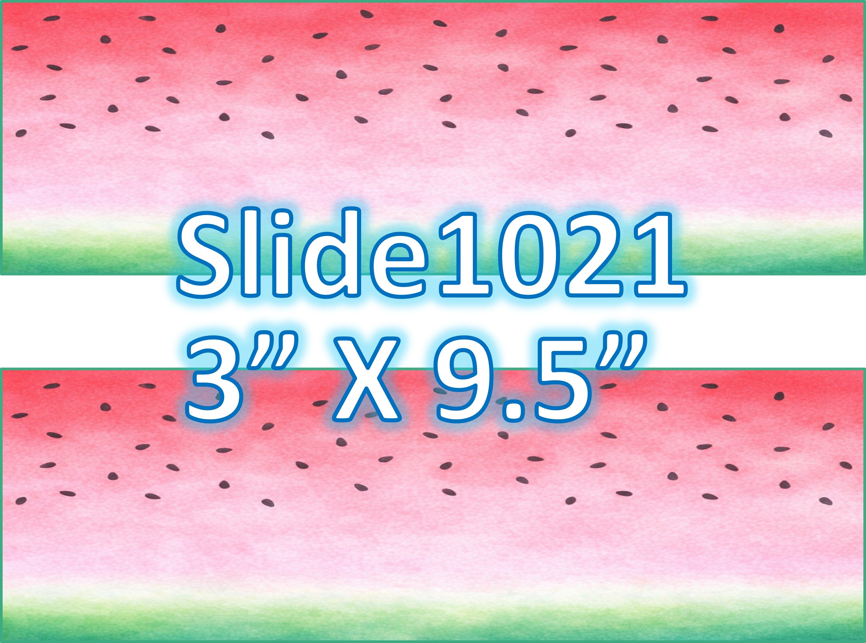 Edible sugar sheets for dessert decoration, (fruit designs) 2 strips of 3” X 9.5”