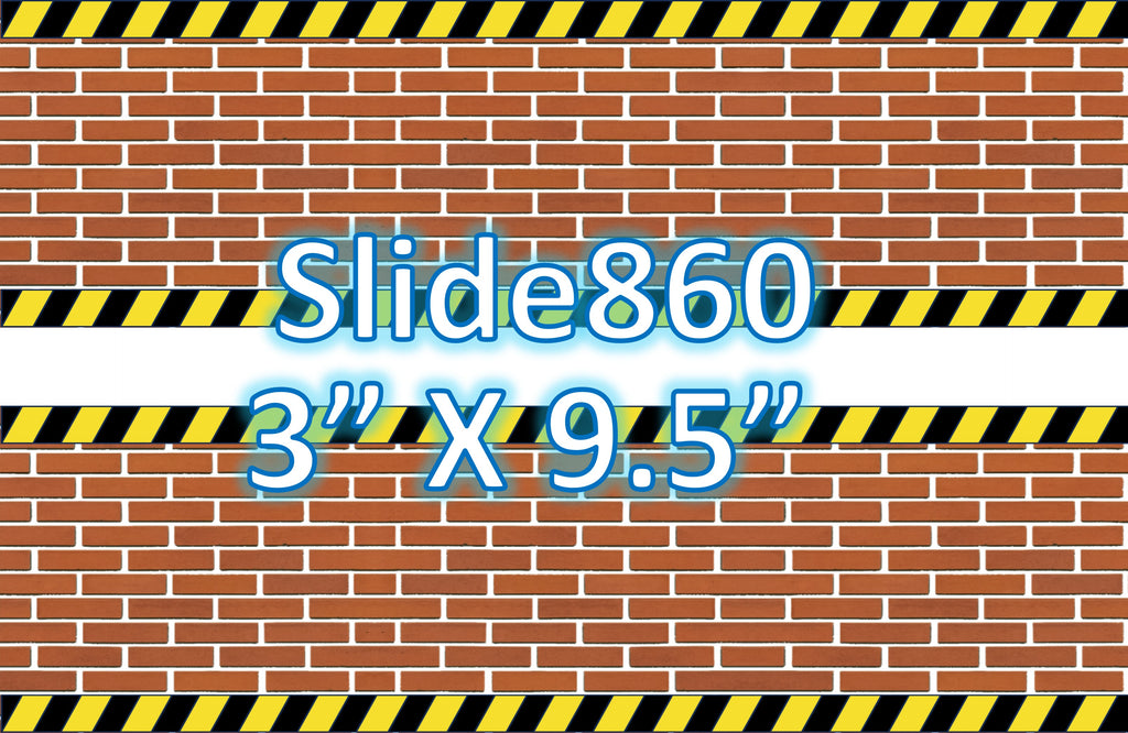 Sugar sheet for dessert decoration, (male design) 2 strips of 3” X 9.5”