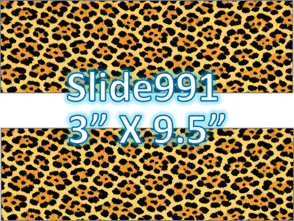 Sugar sheet for dessert decoration, (animal print) 2 strips of 3” X 9.5”