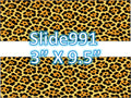Sugar sheet for dessert decoration, (animal print) 2 strips of 3” X 9.5”